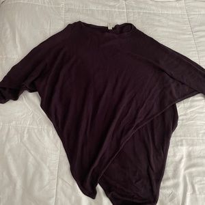 Lululemon purple poncho